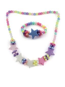 EL REGALO - Necklace and Bracelet Combo for Kids Girls (Set of 2)